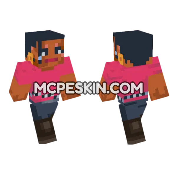 Rochelle Skin Minecraft Bedrock skin, front and back