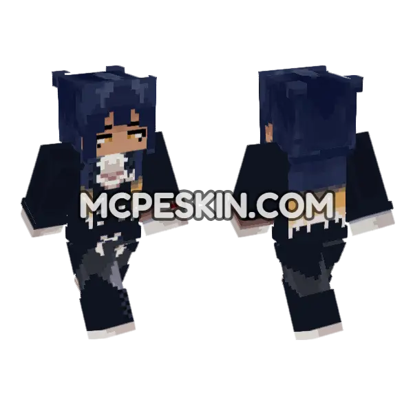 Rook Jcc Jackpot Crash Course Minecraft Bedrock skin, front and back