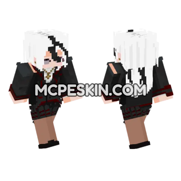 Rose Vennett Eoa X Freak Show Minecraft Bedrock skin, front and back