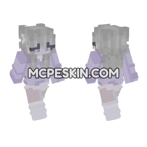 Roxie Minecraft Bedrock skin, front and back