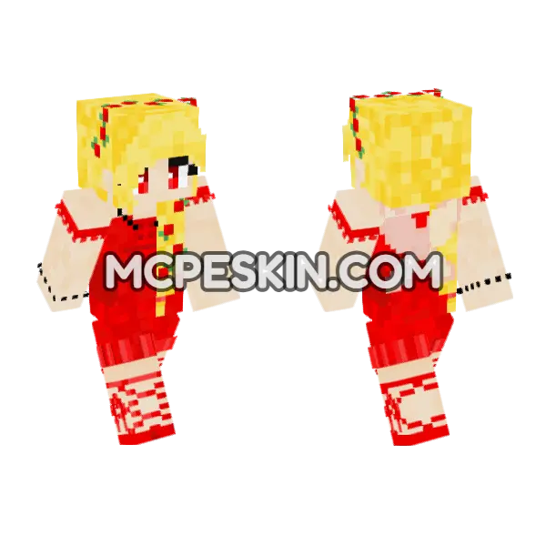 Ruby Red Fairy, front and back