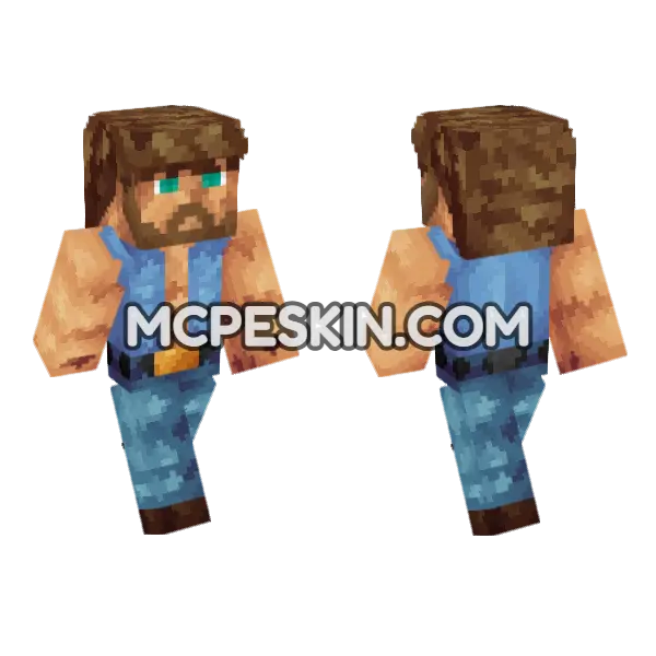 Rugged Lumberjack, front and back