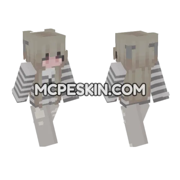 Rune Skin Minecraft Bedrock skin, front and back