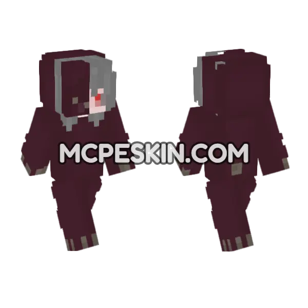 Russet Reaper Minecraft Bedrock skin, front and back