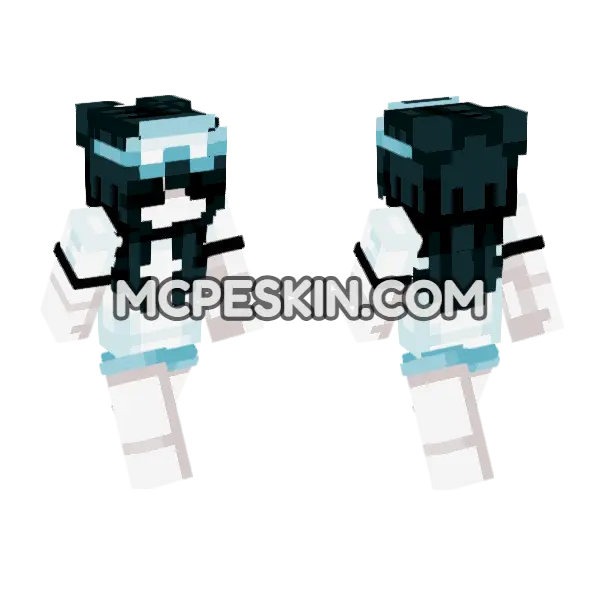 Sabrina Minecraft Bedrock skin, front and back