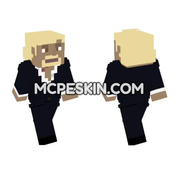 Saint Shepherd Ju Peter Minecraft Bedrock skin, front and back