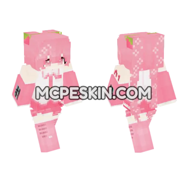 Sakura Miku Outfit, front and back