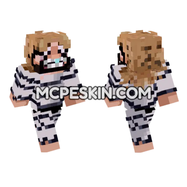 Sanjuan Wolf Minecraft Bedrock skin, front and back