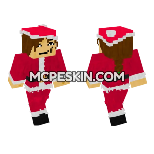 Santa Claus, front and back