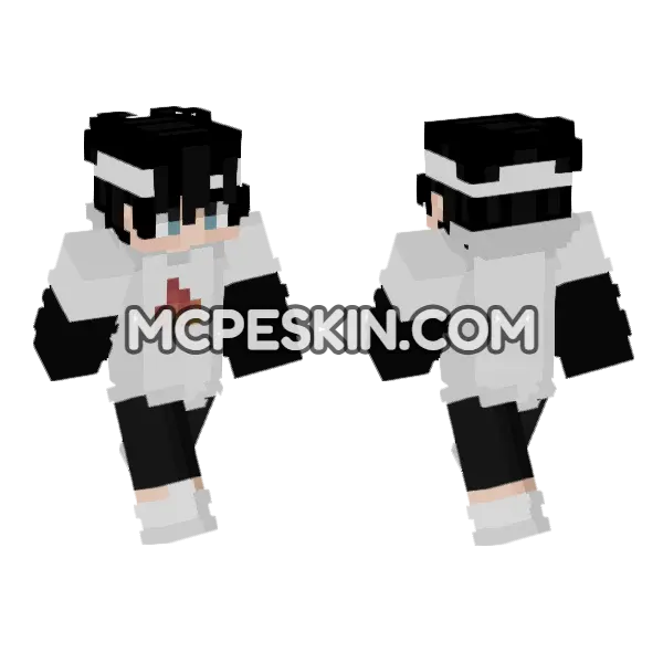 Sapnap Skin Minecraft Bedrock skin, front and back
