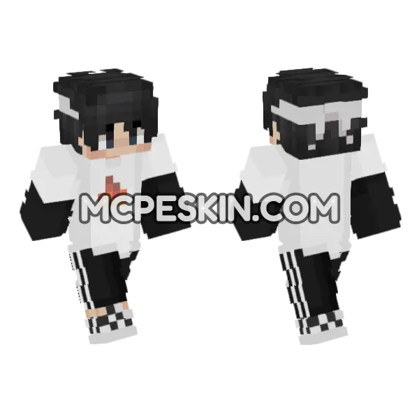 Sapnap Skin Minecraft Bedrock skin, front and back