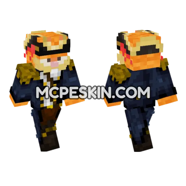 Scarecrow Skin Minecraft Bedrock skin, front and back