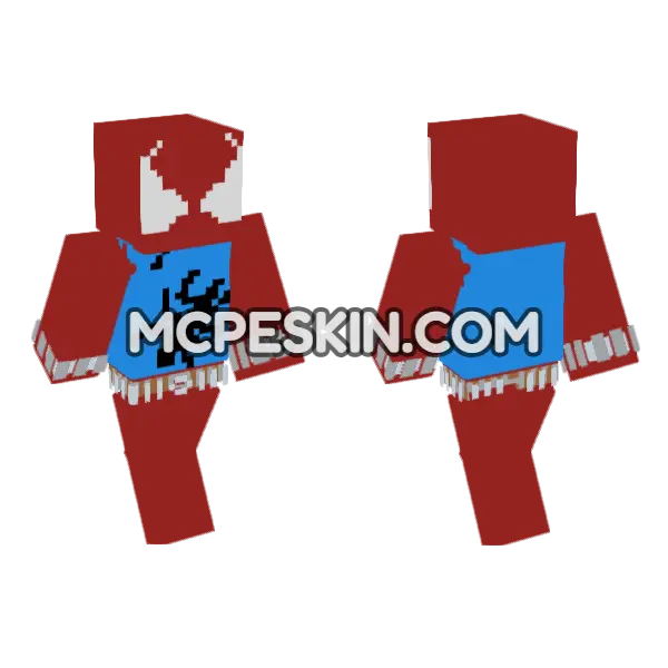 Scarlet Spider Suit, front and back