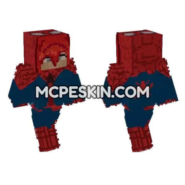 Scarlet Spider Suit, front and back