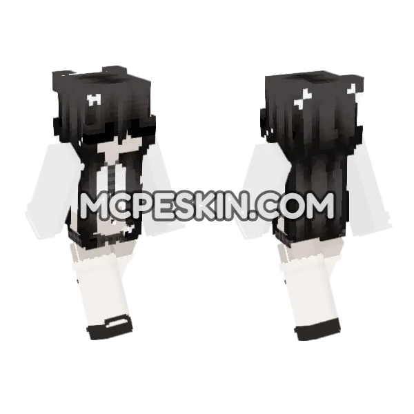 School Girl Outfit, front and back