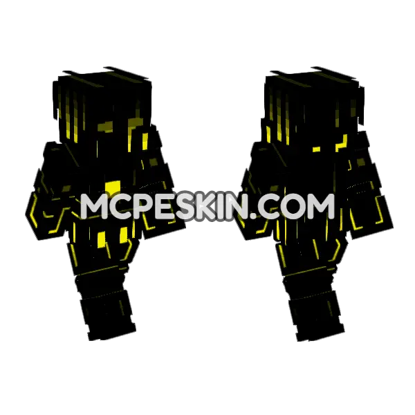 Scythe Skin Minecraft Bedrock skin, front and back