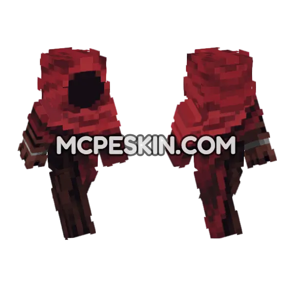 Shadow 1 Minecraft Bedrock skin, front and back