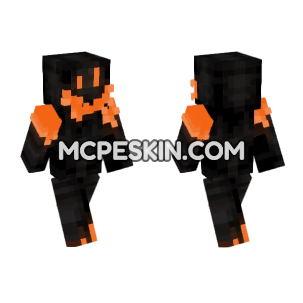 Shadow 17 Minecraft Bedrock skin, front and back