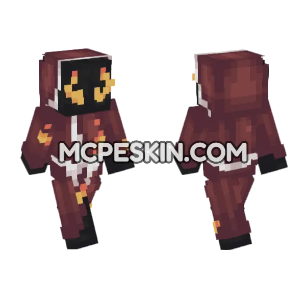 Shadow 2 Minecraft Bedrock skin, front and back