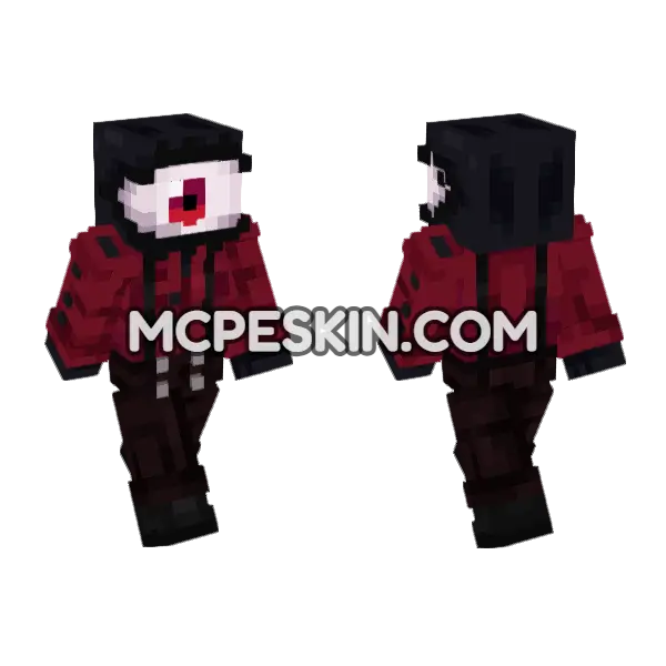 Shadow 2 Minecraft Bedrock skin, front and back