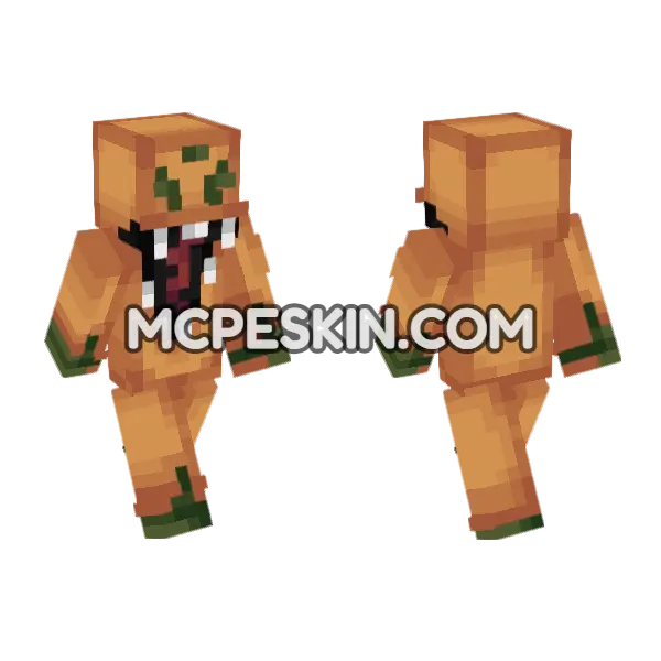Shadow 4 Minecraft Bedrock skin, front and back