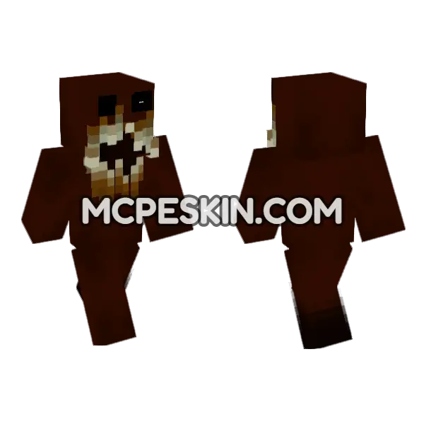 Shadow 5 Minecraft Bedrock skin, front and back
