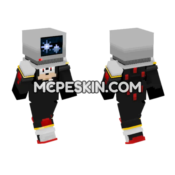 Shadow Holding TV, front and back