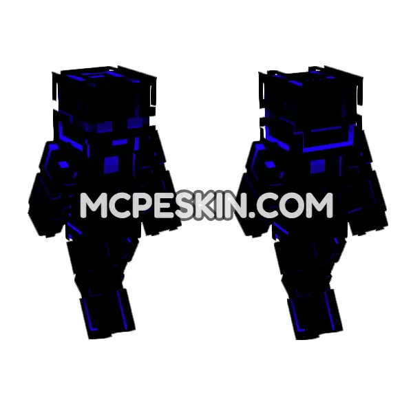 Shard Skin Minecraft Bedrock skin, front and back