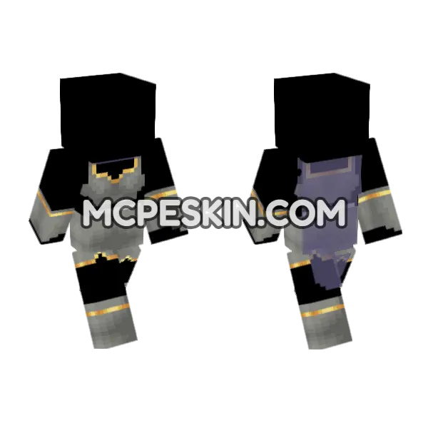 She S My Hero Minecraft Bedrock skin, front and back