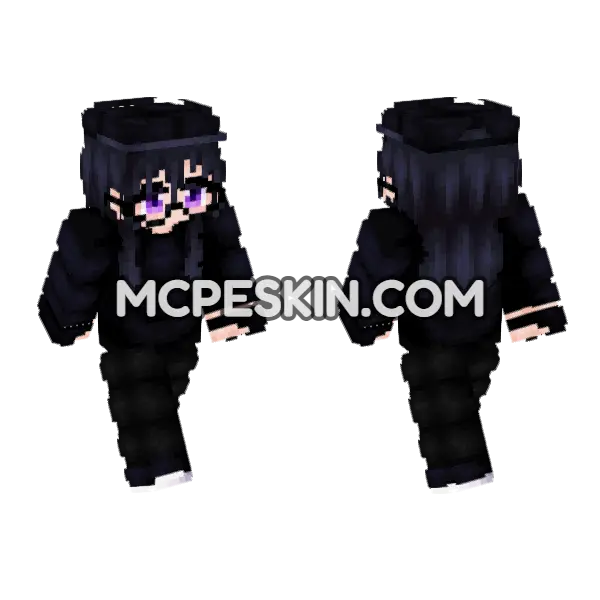 Shiela Commission Minecraft Bedrock skin, front and back