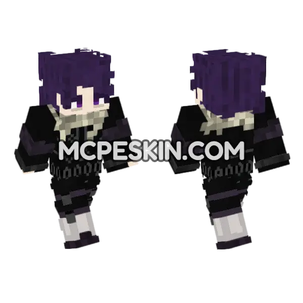 Shinso Skin Renovada Minecraft Bedrock skin, front and back