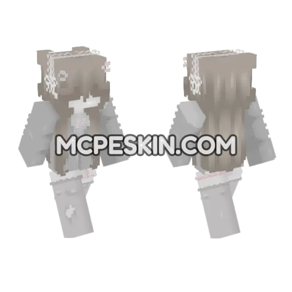 Shy 6829689 Minecraft Bedrock skin, front and back