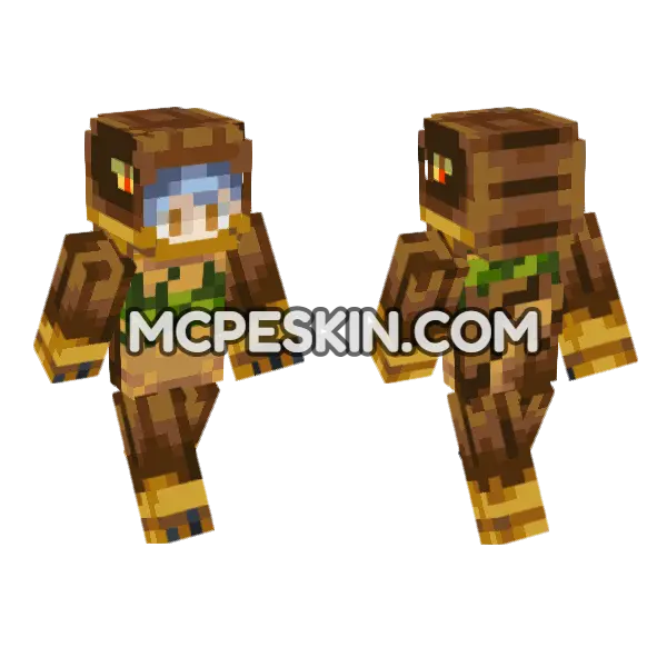 Silva Skin Minecraft Bedrock skin, front and back