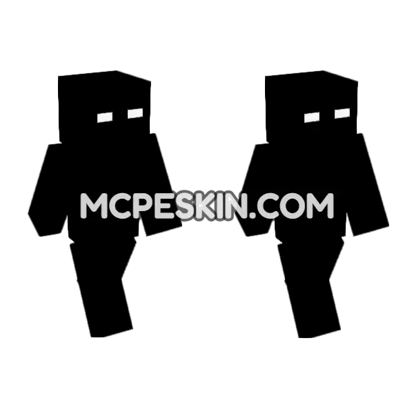 Simple Eyes Skin Minecraft Bedrock skin, front and back