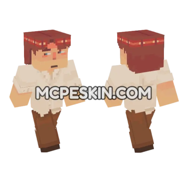 Simple Red Hair, front and back