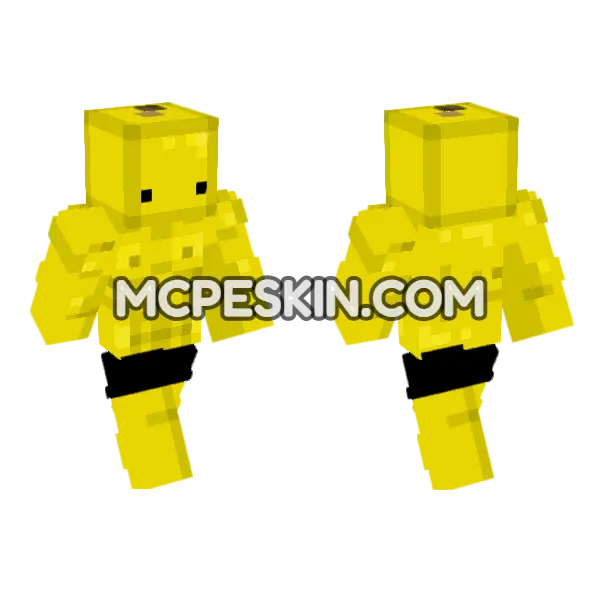 Sirbanannachad Skin Minecraft Bedrock skin, front and back