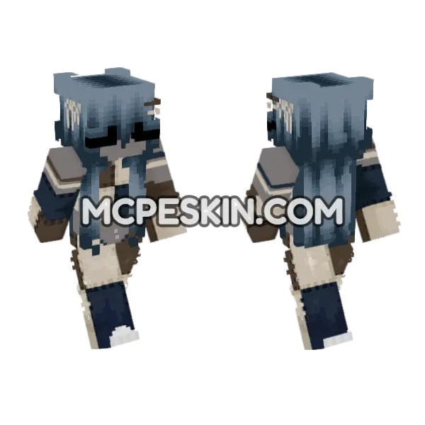 Skin 267 Exports Minecraft Bedrock skin, front and back
