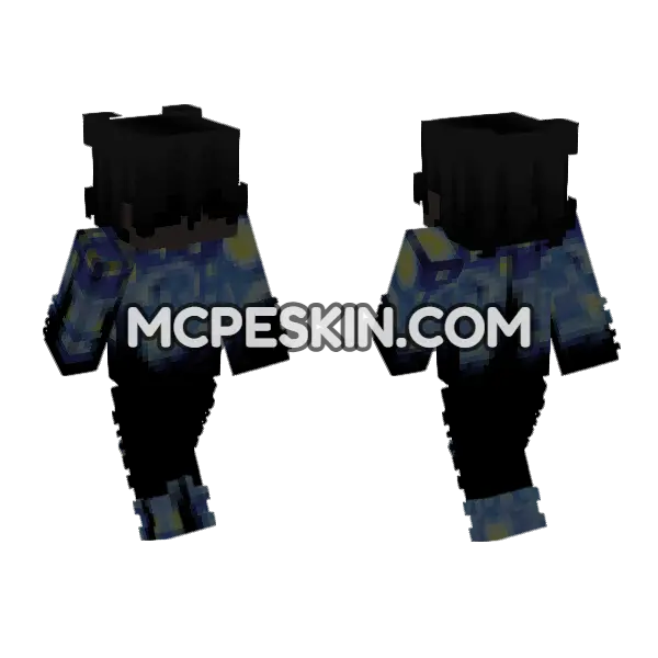 Skin 280 Exports Minecraft Bedrock skin, front and back