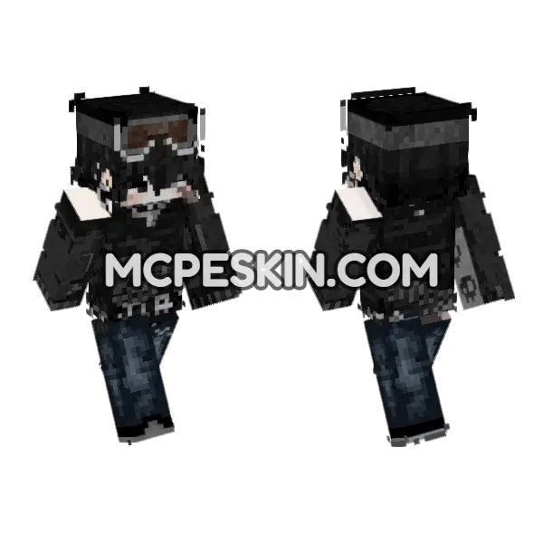 Skin 4 Minecraft Bedrock skin, front and back