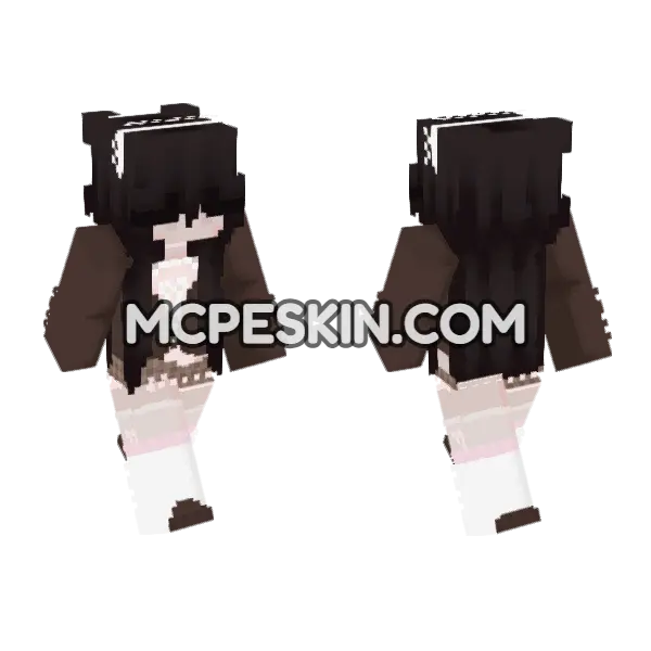 Skin 407 Exports Minecraft Bedrock skin, front and back