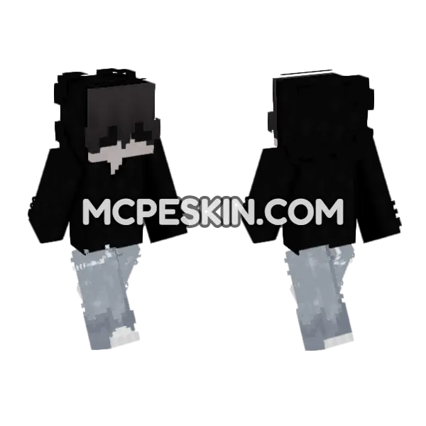Skin 44 Exports Minecraft Bedrock skin, front and back
