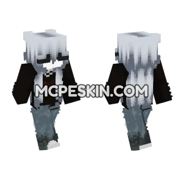 Skin 59 Exports Minecraft Bedrock skin, front and back