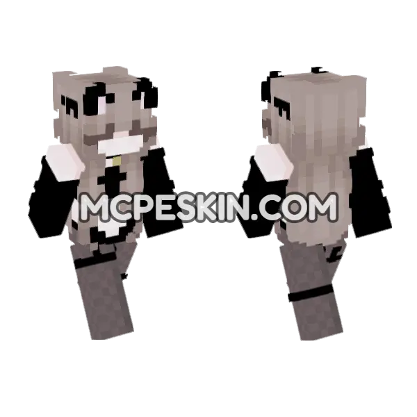 Skin Ab000f895bc7f36a Minecraft Bedrock skin, front and back