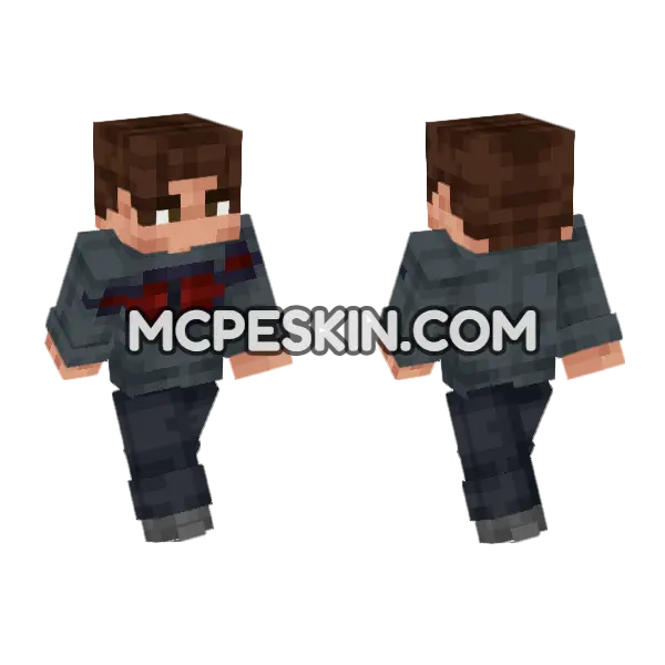 Skin11 Minecraft Bedrock skin, front and back