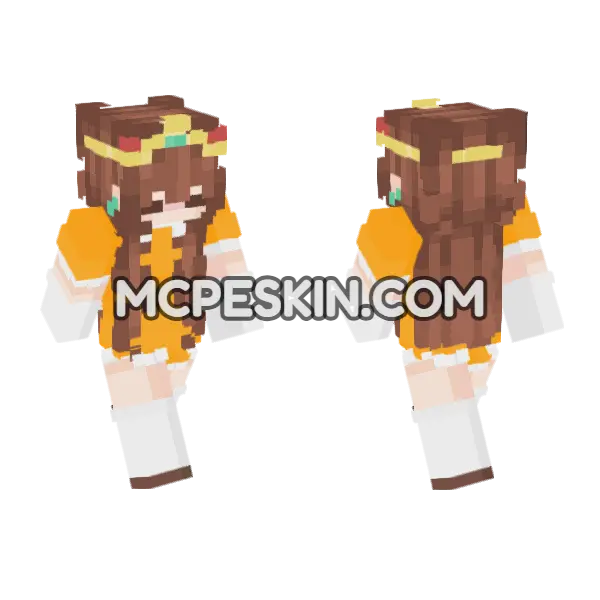Skin12 Minecraft Bedrock skin, front and back