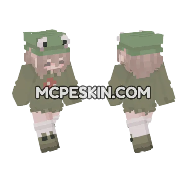 Skin12 Minecraft Bedrock skin, front and back