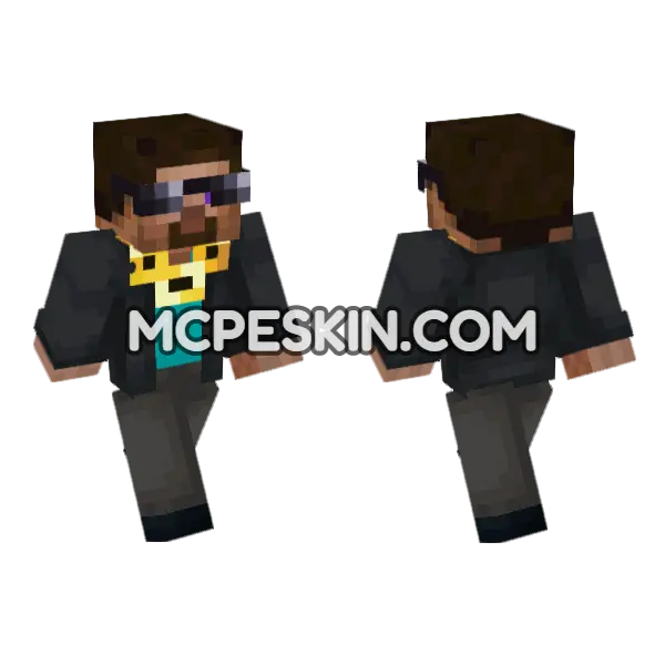 Skin14 Minecraft Bedrock skin, front and back