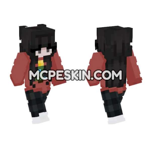 Skin2 Minecraft Bedrock skin, front and back