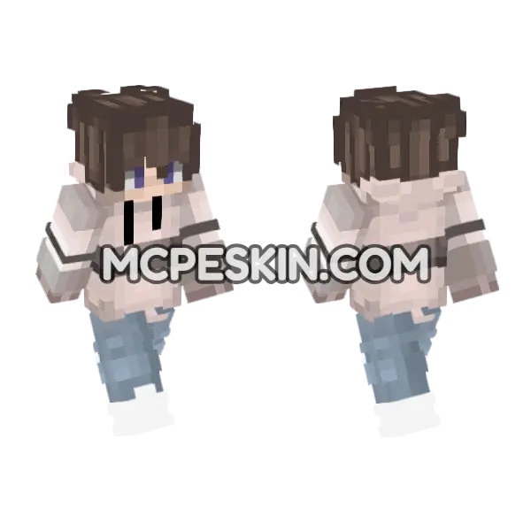 Skin28 Boy Minecraft Bedrock skin, front and back
