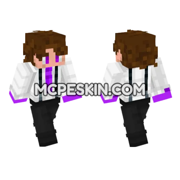 Skin3 Minecraft Bedrock skin, front and back